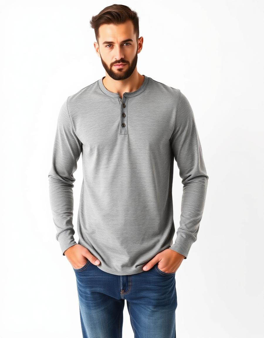 Long Sleeve Henley